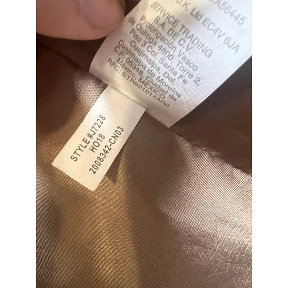 J Crew Coat Womens 8P Petite Italian Wool Cashmere - Picture 9 of 13